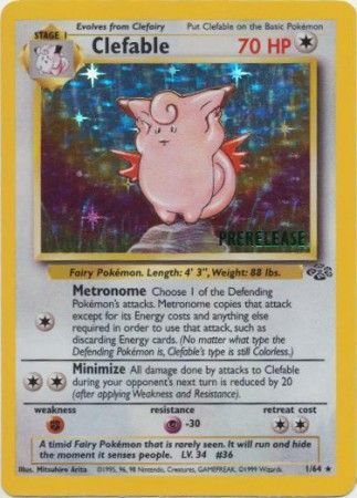Clefable (1/64) (Prerelease Promo) [Jungle Unlimited] | Good Games Morley