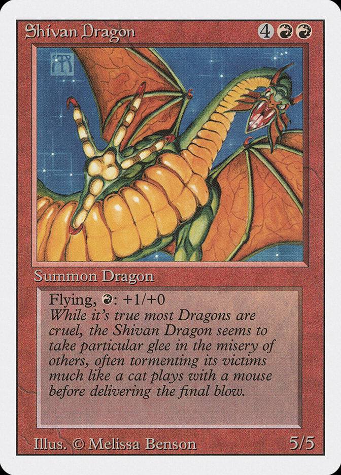 Shivan Dragon [Revised Edition] | Good Games Morley