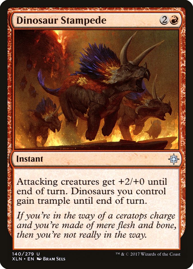 Dinosaur Stampede [Ixalan] | Good Games Morley