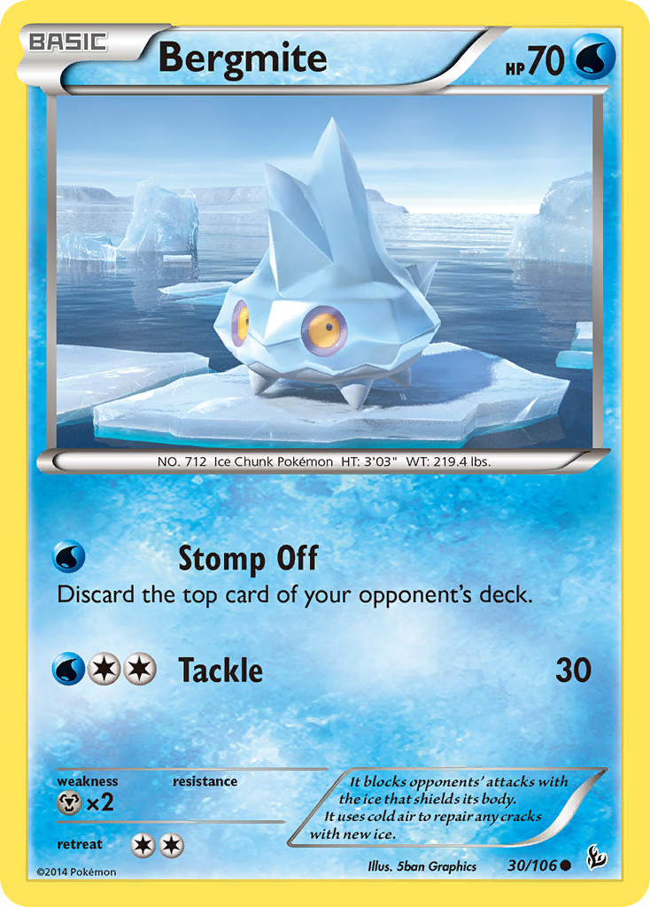 Bergmite (30/106) [XY: Flashfire] | Good Games Morley