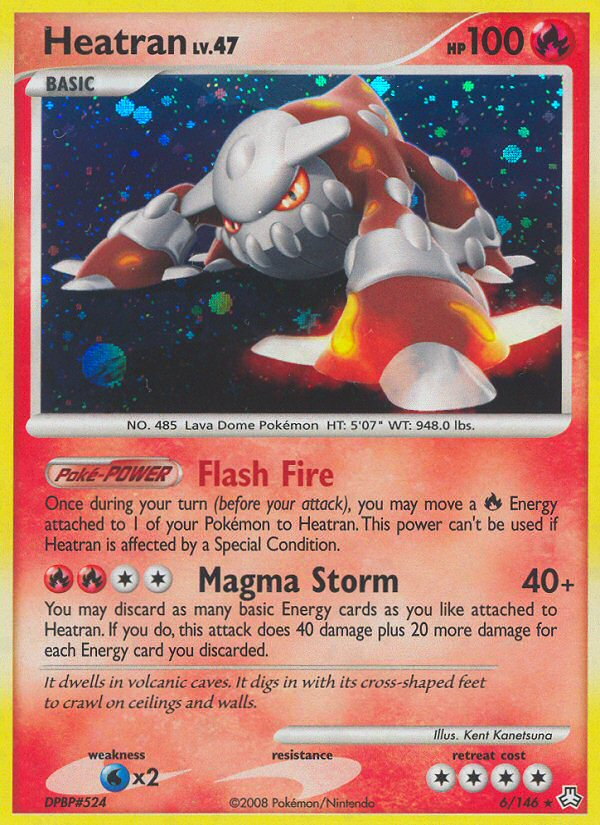 Heatran (6/146) [Diamond & Pearl: Legends Awakened] | Good Games Morley