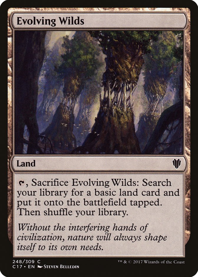 Evolving Wilds [Commander 2017] | Good Games Morley