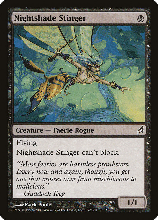 Nightshade Stinger [Lorwyn] | Good Games Morley