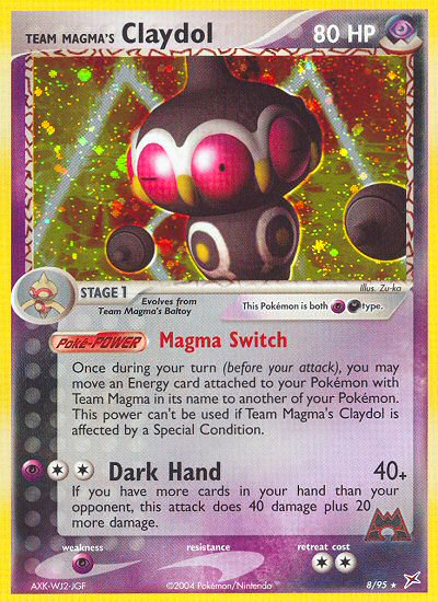 Team Magma's Claydol (8/95) [EX: Team Magma vs Team Aqua] | Good Games Morley