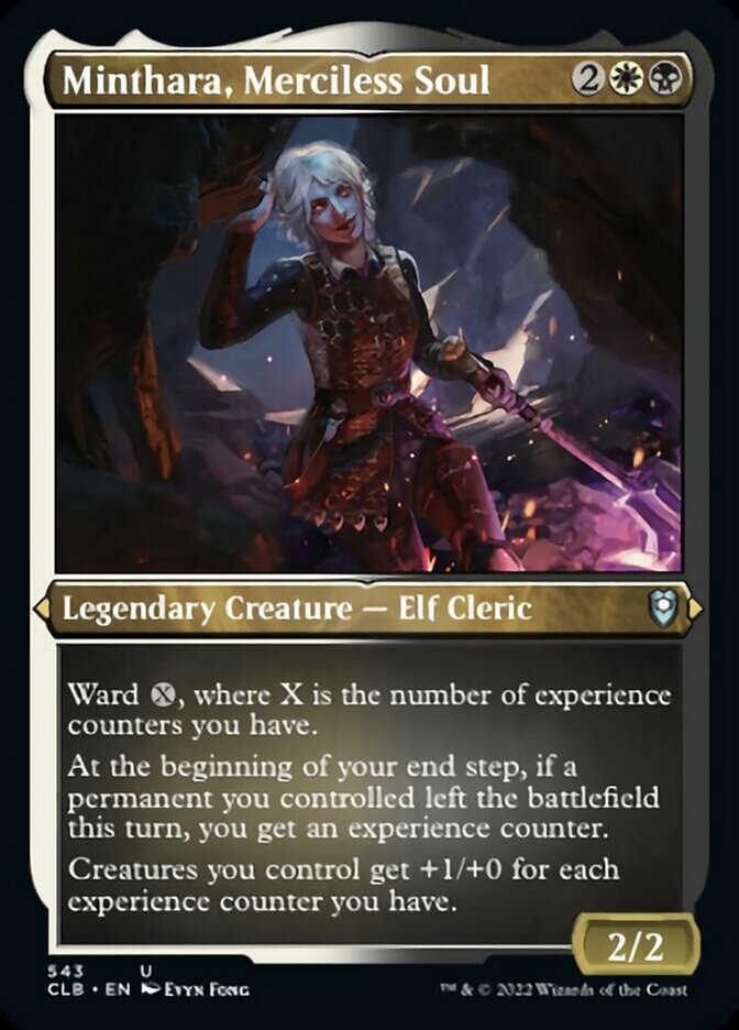 Minthara, Merciless Soul (Foil Etched) [Commander Legends: Battle for Baldur's Gate] | Good Games Morley