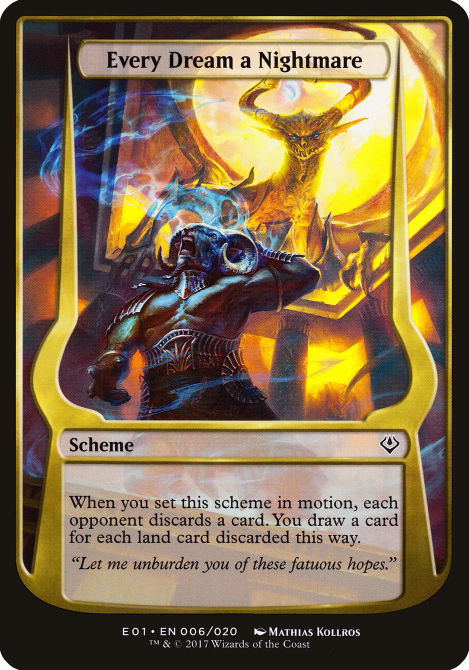 Every Dream a Nightmare (Schemes) [Archenemy: Nicol Bolas Schemes] | Good Games Morley