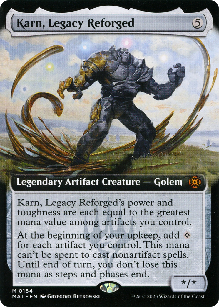 Karn, Legacy Reforged (Extended Art) [March of the Machine: The Aftermath] | Good Games Morley
