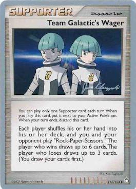 Team Galactic's Wager (115/123) (Psychic Lock - Jason Klaczynski) [World Championships 2008] | Good Games Morley