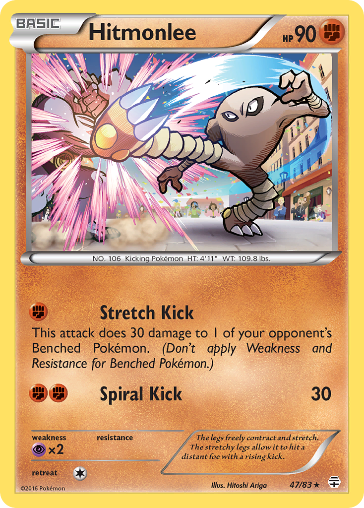 Hitmonlee (47/83) [XY: Generations] | Good Games Morley