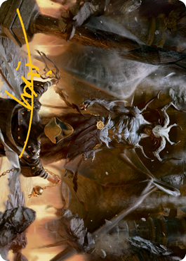 Ormendahl, the Corrupter Art Card (Gold-Stamped Signature) [Innistrad: Midnight Hunt Art Series] | Good Games Morley