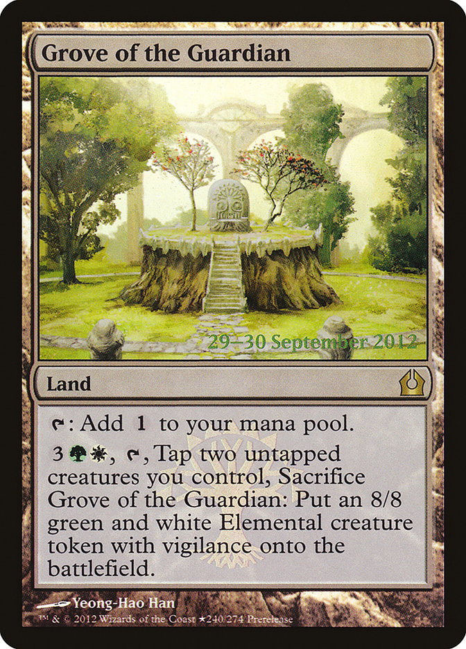 Grove of the Guardian [Return to Ravnica Prerelease Promos] | Good Games Morley