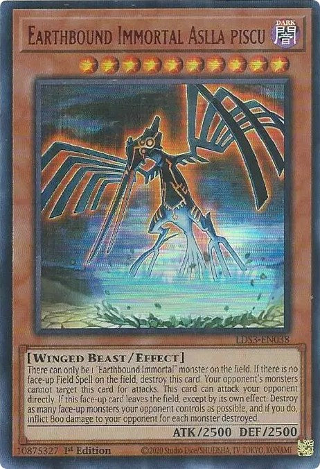 Earthbound Immortal Aslla piscu (Red) [LDS3-EN038] Ultra Rare | Good Games Morley