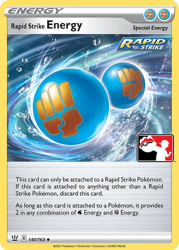 Rapid Strike Energy (140/163) [Prize Pack Series Two] | Good Games Morley