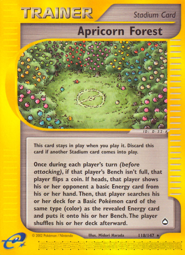 Apricorn Forest (118/147) [Aquapolis] | Good Games Morley