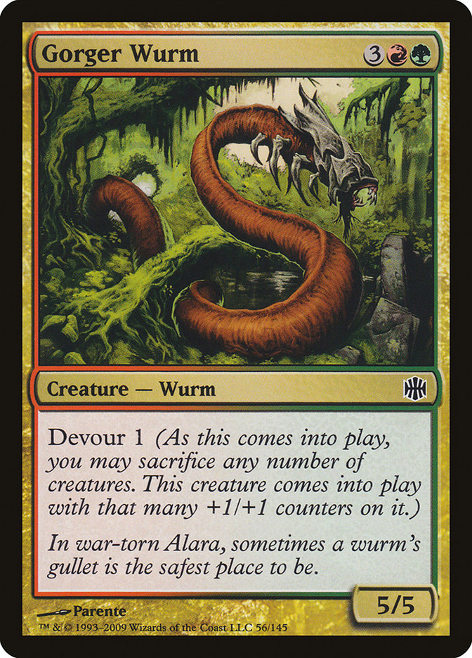 Gorger Wurm [Alara Reborn] | Good Games Morley