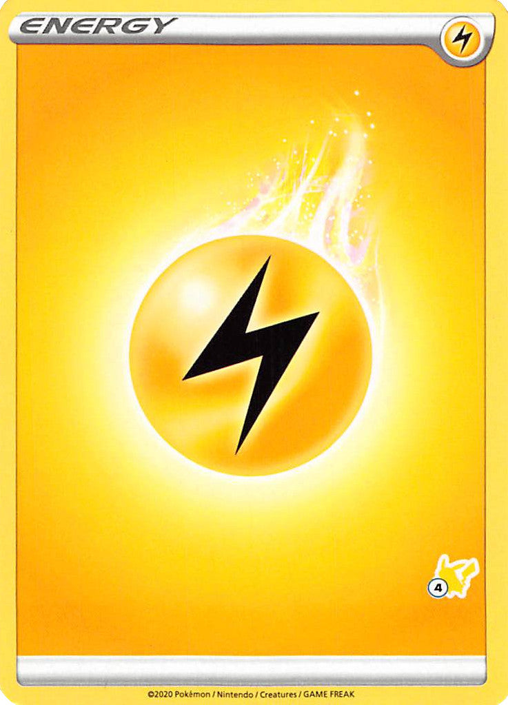 Lightning Energy (Pikachu Stamp #4) [Battle Academy 2022] | Good Games Morley