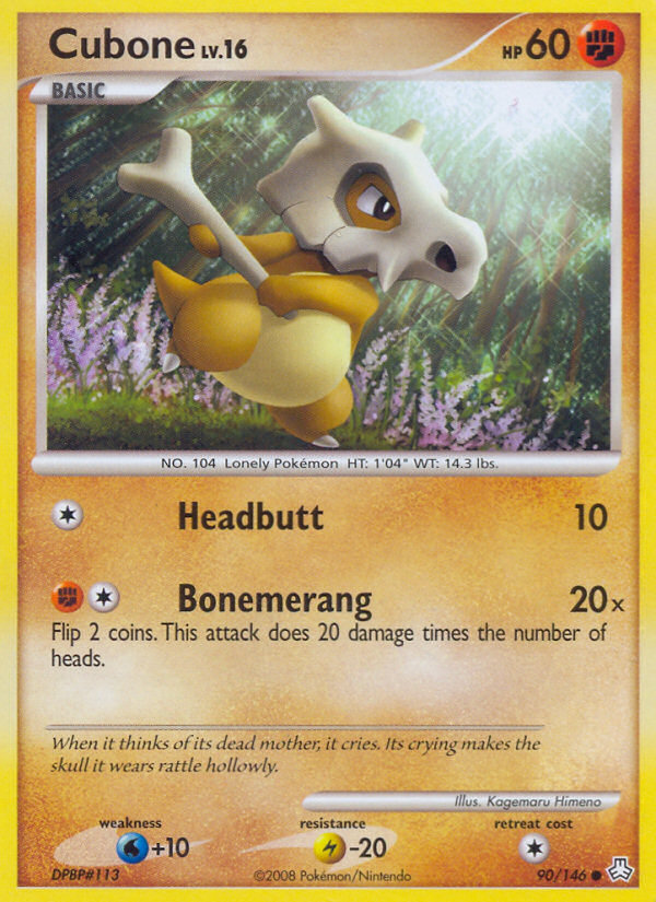 Cubone (90/146) [Diamond & Pearl: Legends Awakened] | Good Games Morley