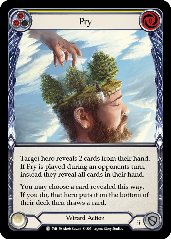 Pry (Yellow) [EVR129] (Everfest)  1st Edition Normal | Good Games Morley