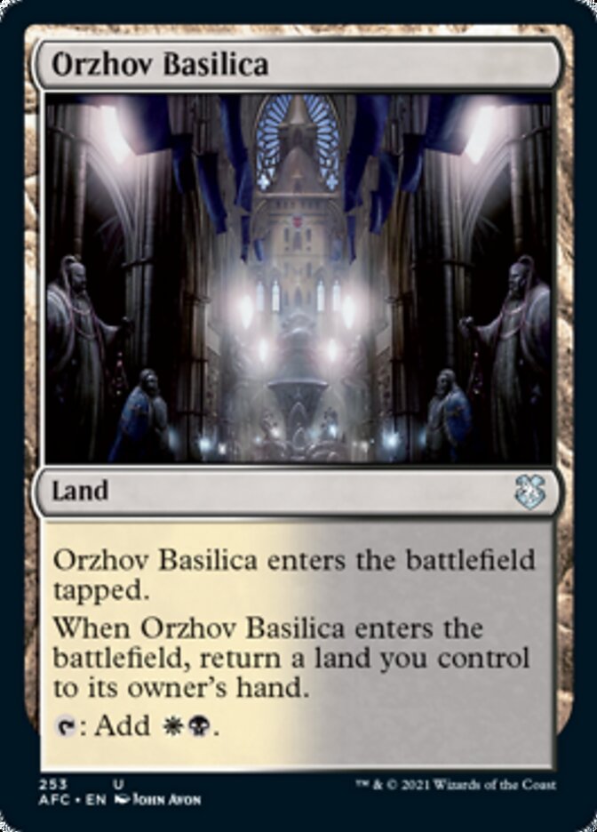 Orzhov Basilica [Dungeons & Dragons: Adventures in the Forgotten Realms Commander] | Good Games Morley