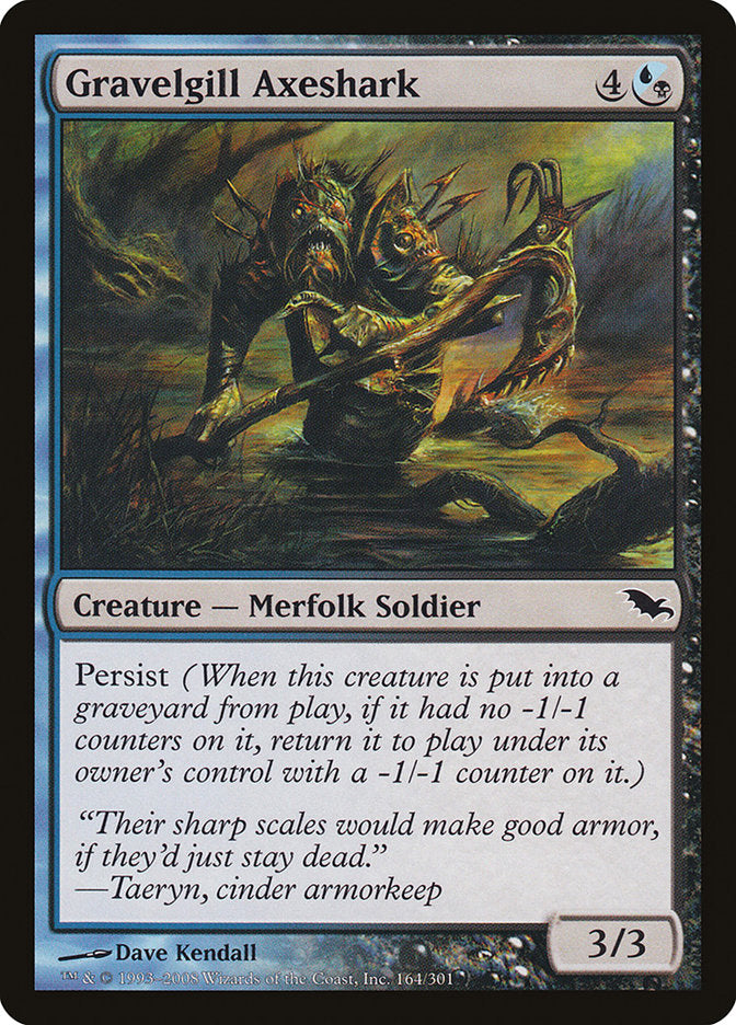 Gravelgill Axeshark [Shadowmoor] | Good Games Morley