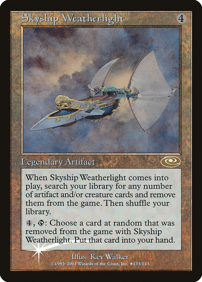 Skyship Weatherlight (Kev Walker) [Planeshift] | Good Games Morley