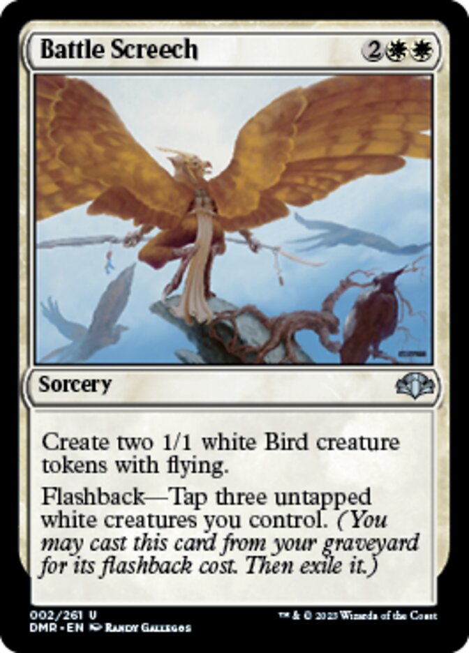 Battle Screech [Dominaria Remastered] | Good Games Morley