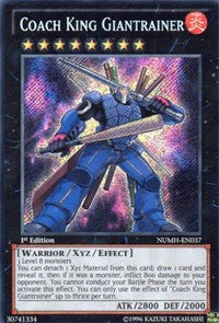 Coach King Giantrainer [NUMH-EN037] Secret Rare | Good Games Morley