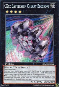 CXyz Battleship Cherry Blossom [NUMH-EN044] Secret Rare | Good Games Morley
