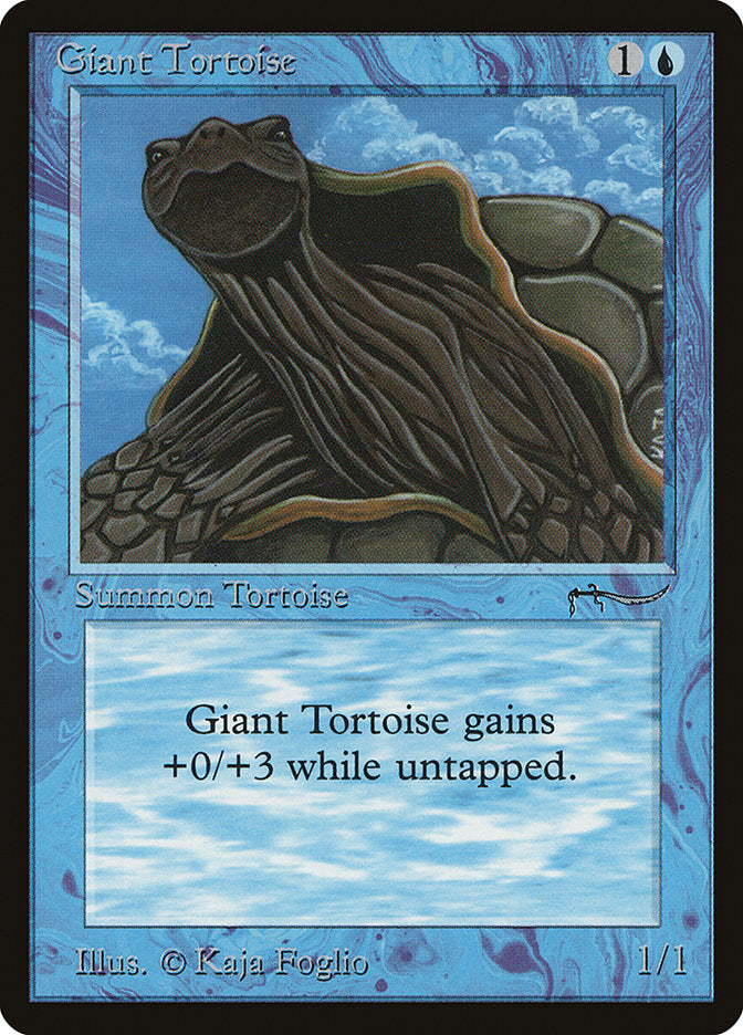 Giant Tortoise (Light Mana Cost) [Arabian Nights] | Good Games Morley