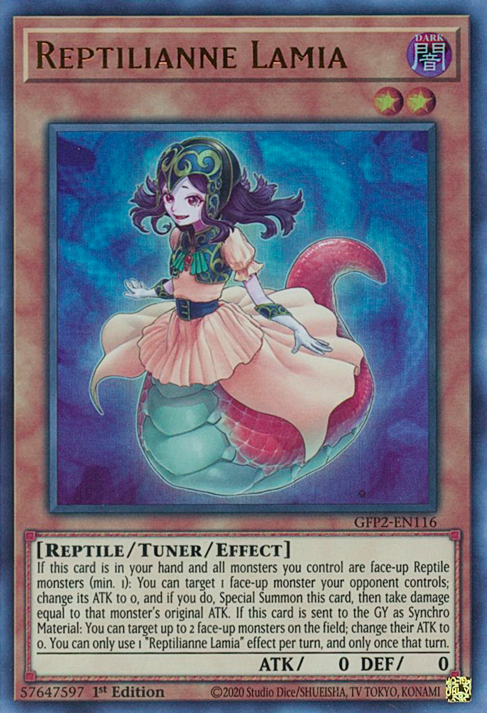 Reptilianne Lamia [GFP2-EN116] Ultra Rare | Good Games Morley