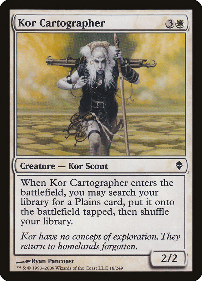 Kor Cartographer [Zendikar] | Good Games Morley