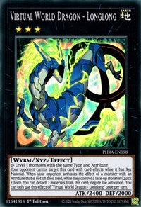 Virtual World Dragon - Longlong [PHRA-EN098] Super Rare | Good Games Morley