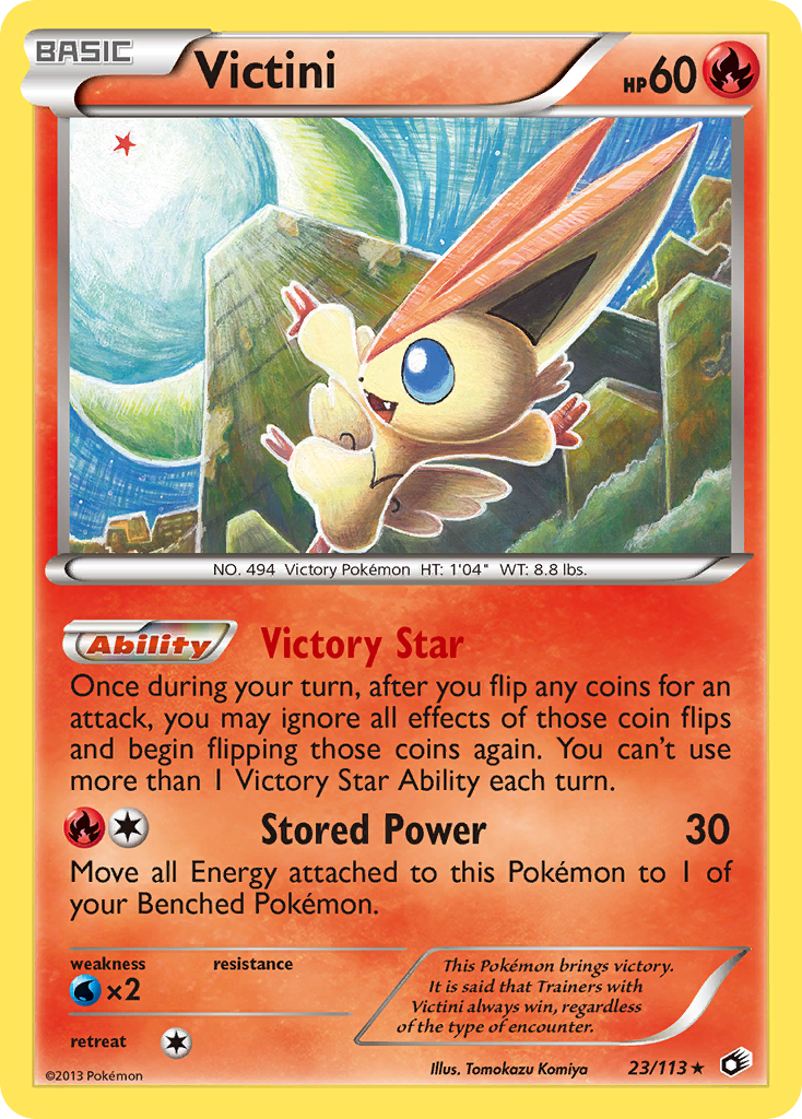 Victini (23/113) [Black & White: Legendary Treasures] | Good Games Morley