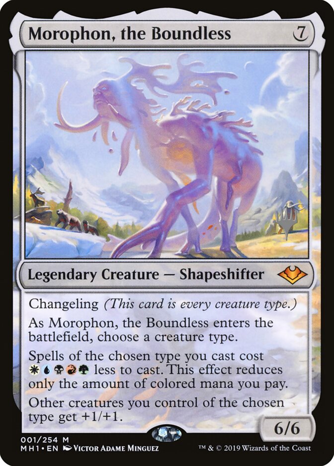 Morophon, the Boundless (Promo Pack) [Modern Horizons Promos] | Good Games Morley