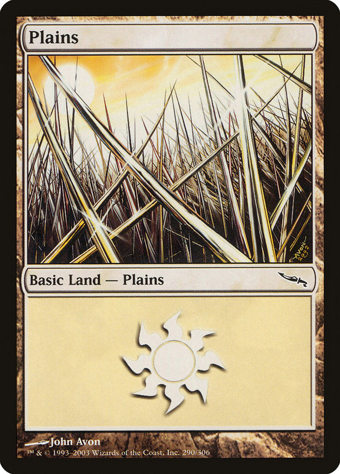 Plains (290) [Mirrodin] | Good Games Morley