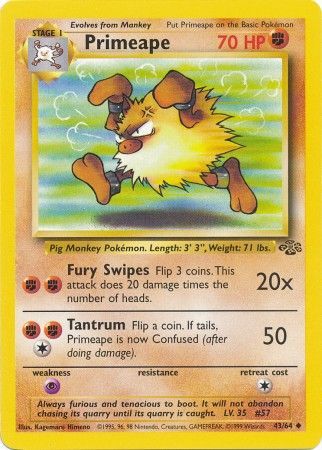 Primeape (43/64) [Jungle Unlimited] | Good Games Morley