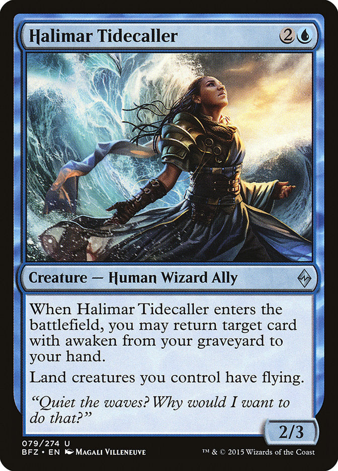 Halimar Tidecaller [Battle for Zendikar] | Good Games Morley