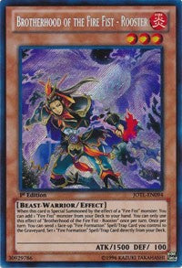Brotherhood of the Fire Fist - Rooster [JOTL-EN094] Secret Rare | Good Games Morley