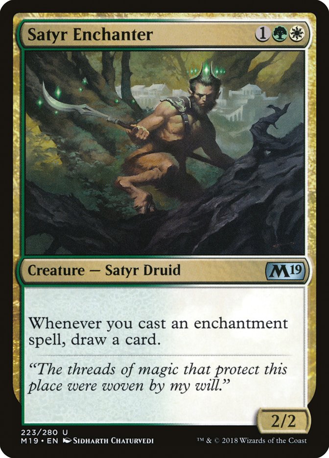 Satyr Enchanter [Core Set 2019] | Good Games Morley