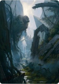 Swamp 2 Art Card [Zendikar Rising Art Series] | Good Games Morley