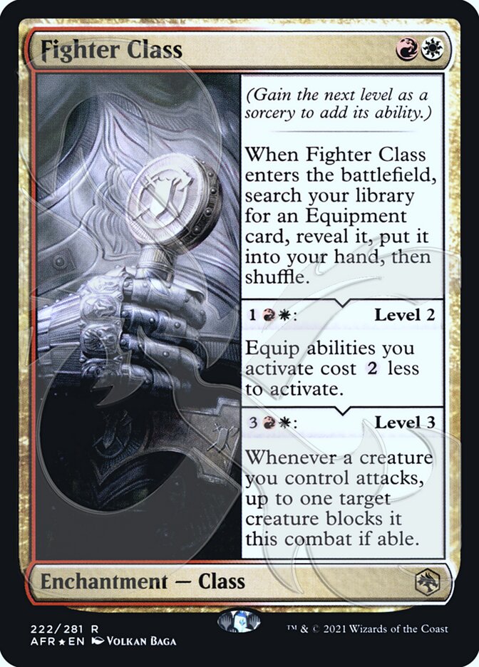 Fighter Class (Ampersand Promo) [Dungeons & Dragons: Adventures in the Forgotten Realms Promos] | Good Games Morley