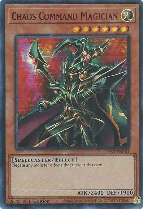 Chaos Command Magician (Red) [LDS3-EN083] Ultra Rare | Good Games Morley