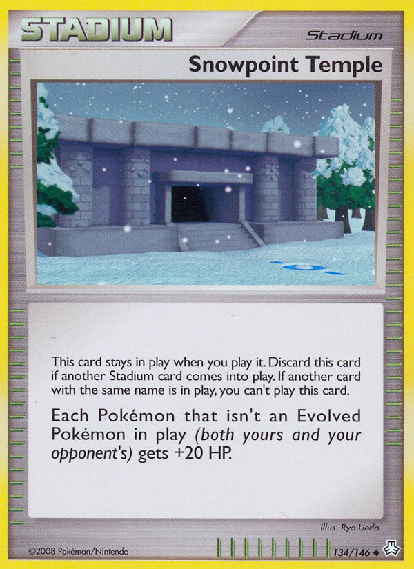 Snowpoint Temple (134/146) [Diamond & Pearl: Legends Awakened] | Good Games Morley