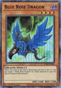 Blue Rose Dragon (Blue) [LDS2-EN104] Ultra Rare | Good Games Morley