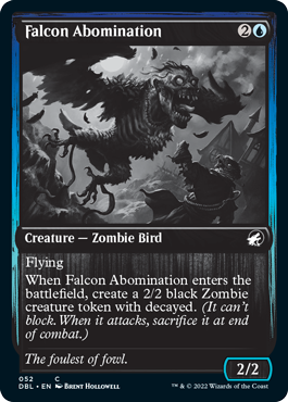 Falcon Abomination [Innistrad: Double Feature] | Good Games Morley