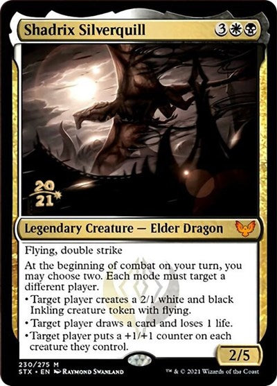 Shadrix Silverquill [Strixhaven: School of Mages Prerelease Promos] | Good Games Morley