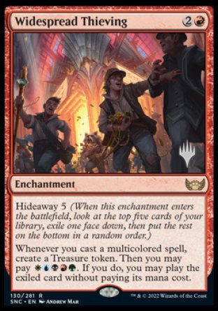 Widespread Thieving (Promo Pack) [Streets of New Capenna Promos] | Good Games Morley