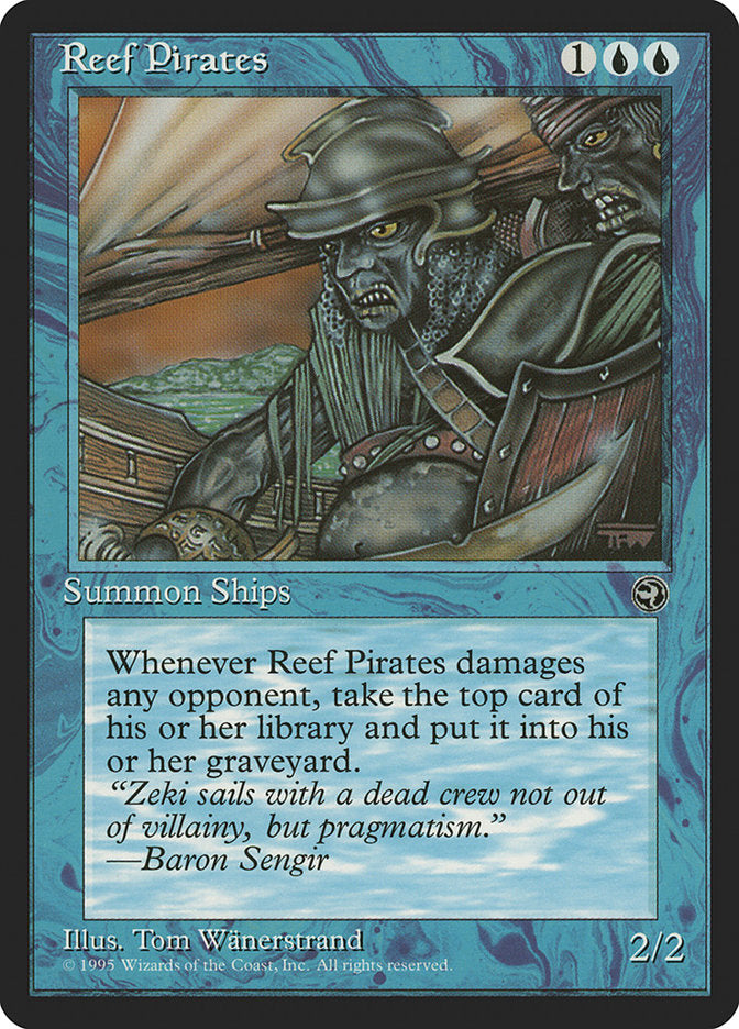 Reef Pirates (Baron Sengir Flavor Text) [Homelands] | Good Games Morley