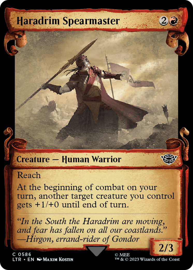 Haradrim Spearmaster [The Lord of the Rings: Tales of Middle-Earth Showcase Scrolls] | Good Games Morley