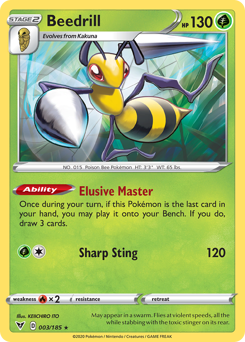 Beedrill (003/185) [Sword & Shield: Vivid Voltage] | Good Games Morley